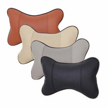 Load image into Gallery viewer, 1pc PVC Leather Breathable Mesh Auto Car Neck Rest Headrest Cushion Pillow